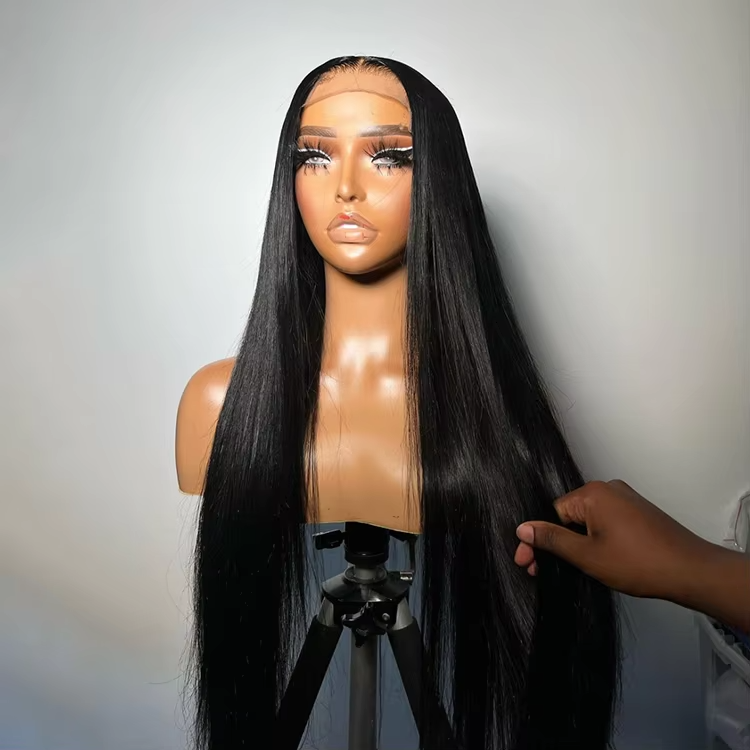 13x6 Straight Raw Vietnamese Hair Wigs Glueless Full HD Transparent Lace Front Wigs Bone Straight Virgin Remy Indian Hair Wigs